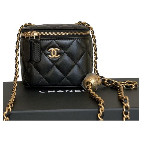 chanel small black box|Chanel mini bags.